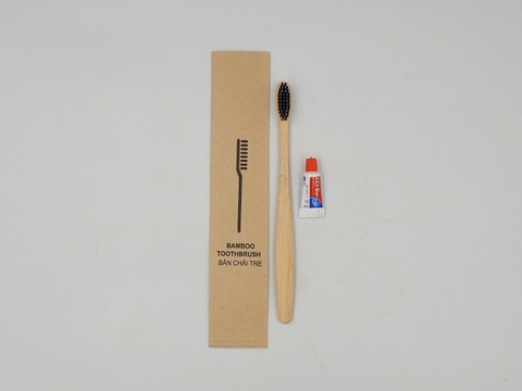 Bộ Đồ Dùng Amenities cho Khách Sạn - Đồ Dùng Cá Nhân bằng Tre Thân Thiện Với Môi Trường