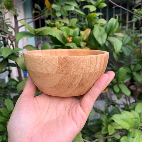 Bát tre ăn cơm- Chén bằng tre đẹp tiện lợi