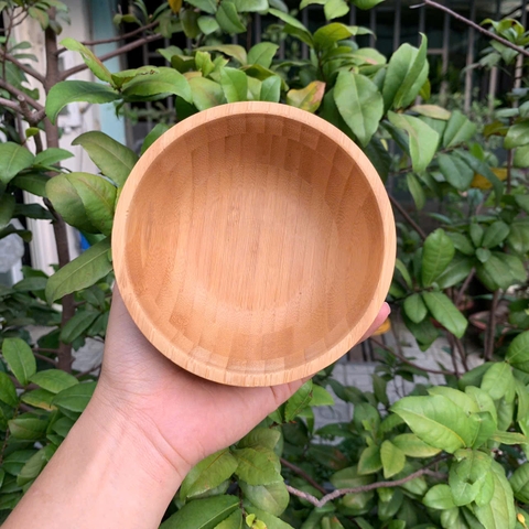 Bát tre ăn cơm- Chén bằng tre đẹp tiện lợi