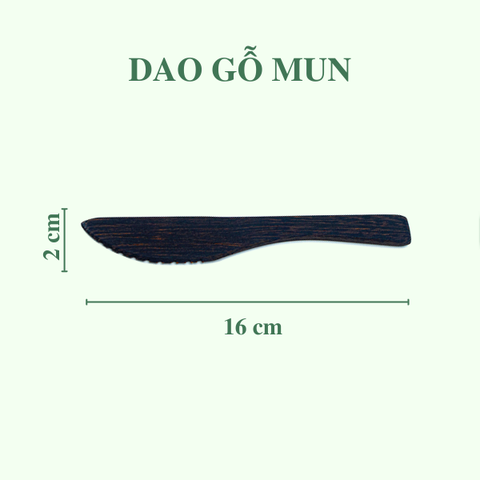 Dao gỗ mun - Ebony Wooden Knife