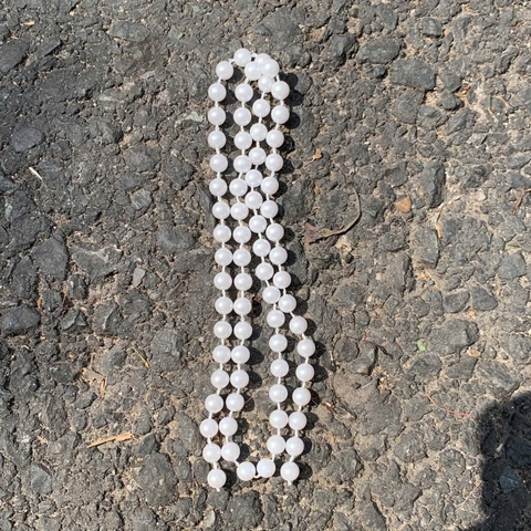 Dây quai nón lá ngọc 8mm dài 70-80cm - dây ngọc đeo nón lá