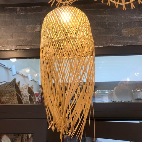 Chụp Đèn Tre Tua Rua Trang Trí Nhà hàng, Khách Sạn, Quán Cafe, Homestay