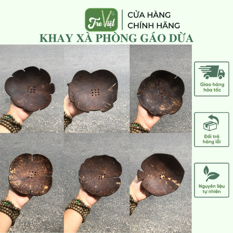 Dĩa gáo đựng xà phòng decor nhiều hình xinh xắn
