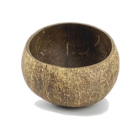 Chén gáo dừa thô - Raw Coconut Shell Bowl