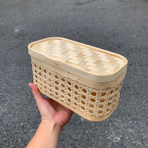 Giỏ Tre Đựng Quà, Hộp Tre Đựng Đồ Đa Năng nhiều mẫu