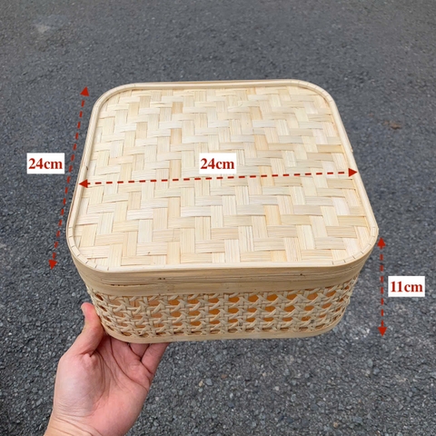 Giỏ Tre Đựng Quà, Hộp Tre Đựng Đồ Đa Năng nhiều mẫu