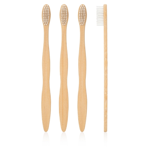 Bàn chải tre thân thiện môi trường cho cá nhân/ khách sạn/ resort/ khu du lịch - Bamboo Toothbrush