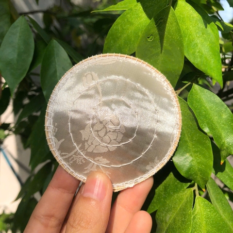 KẸP TÓC Nón lá LỤA mini cực xinh xắn - Kẹp tóc nón lá dễ thương làm quà tặng