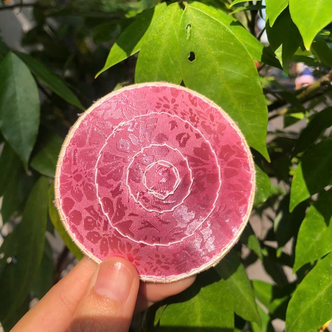 KẸP TÓC Nón lá LỤA mini cực xinh xắn - Kẹp tóc nón lá dễ thương làm quà tặng