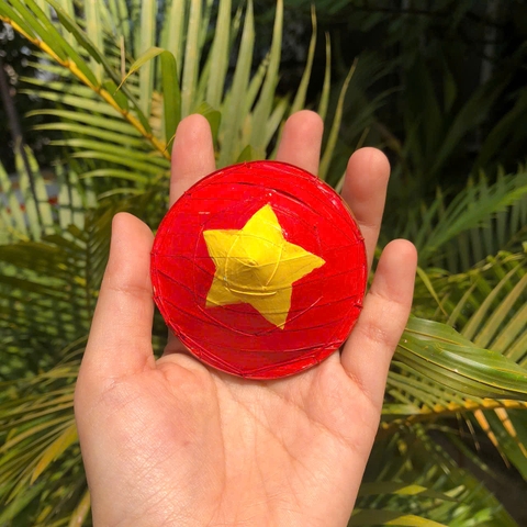 KẸP TÓC Nón lá cờ mini cực xinh xắn - Kẹp tóc nón lá dễ thương làm quà tặng