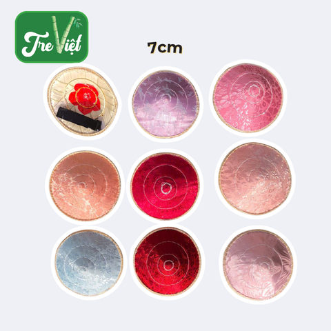 KẸP TÓC Nón lá LỤA mini cực xinh xắn - Kẹp tóc nón lá dễ thương làm quà tặng