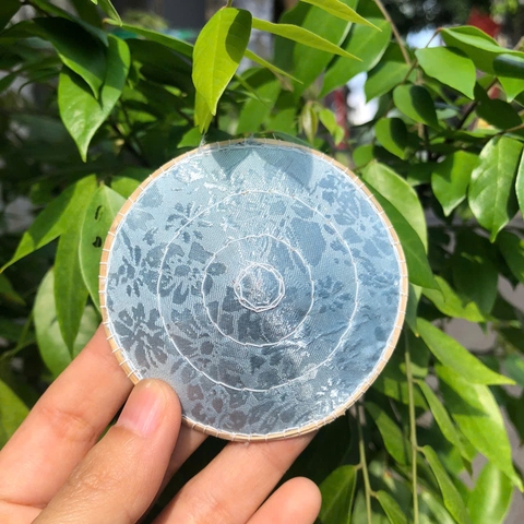 KẸP TÓC Nón lá LỤA mini cực xinh xắn - Kẹp tóc nón lá dễ thương làm quà tặng