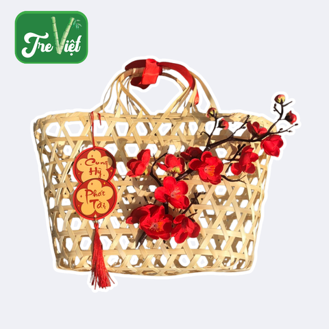 Làn Tre - Giỏ Tre Đựng Quà Tết  - Lẵng Quà Tết