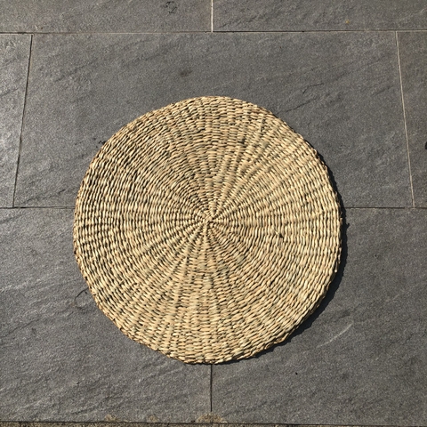 Thảm cói - Tấm lót hoạ tiết - Trải bàn, decor, trang trí tường