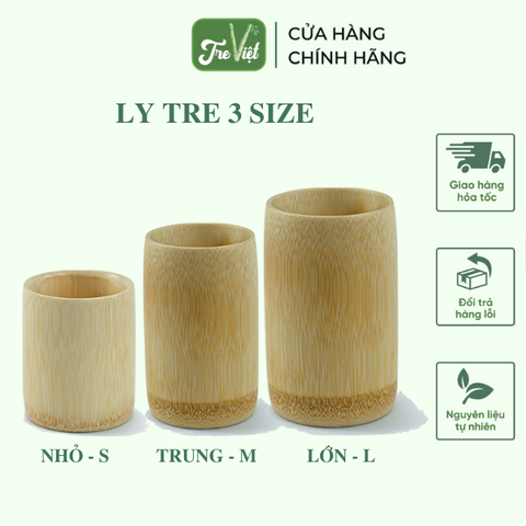 Cốc Tre - Ly tre tự nhiên - Bamboo Cup