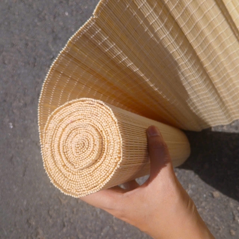 Mành tre trang trí, mành tăm tre khổ 30cm trải bàn gia tiên, trang trí tiệc cưới