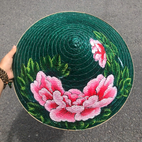 Nón lá cỏ bàng vẽ nhiều mẫu - Nón cỏ chắc chắn (mẫu đẹp)