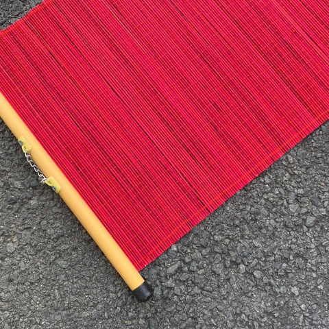 Mành tre 30x60 dán câu đối, vẽ tranh - Mành tăm tre trang trí Tết decor (có ống treo)