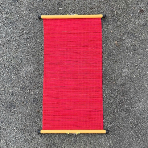 Mành tre 30x60 dán câu đối, vẽ tranh - Mành tăm tre trang trí Tết decor (có ống treo)