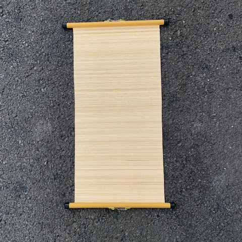 Mành tre 30x60 dán câu đối, vẽ tranh - Mành tăm tre trang trí Tết decor (có ống treo)