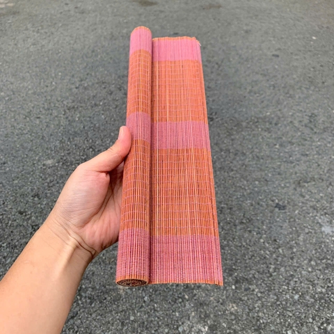 Tấm lót bàn ăn mành tre 30x40cm , mành treo Tết mini dùng dán chữ decor