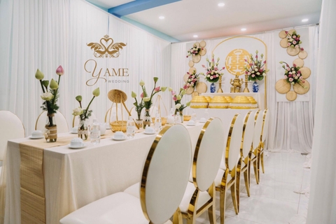 Mành tre trang trí, mành tăm tre khổ 30cm trải bàn gia tiên, trang trí tiệc cưới