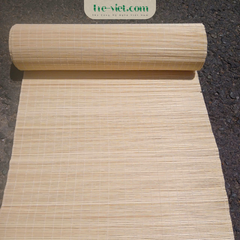 Mành tre trang trí, mành tăm tre khổ 30cm trải bàn gia tiên, trang trí tiệc cưới