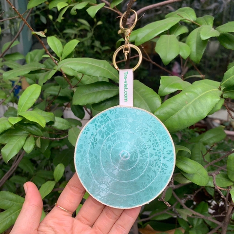 Móc khoá Nón Lá Lụa mini xinh xắn - Charm móc khoá làm quà tặng