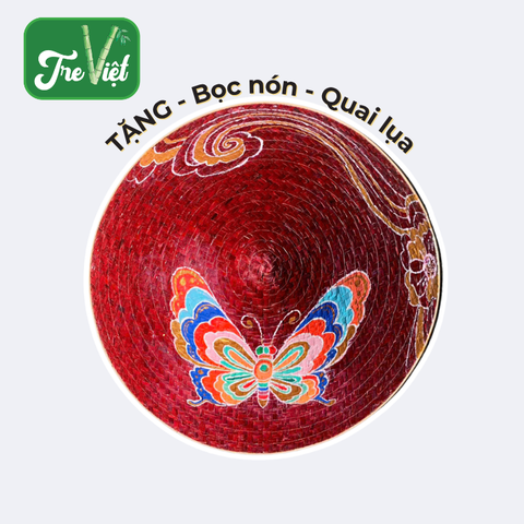 Nón Cỏ Bàng vẽ nhiều màu mẫu mới đẹp - Nón Lá Cỏ Bàng Chắc Chắn (có sẵn dây nón)