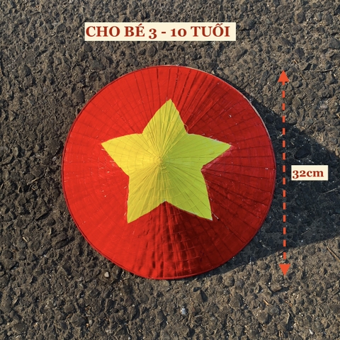 Nón lá Huế vẽ trang trí decor phong cách đồng quê -  Nón lá biểu diễn văn nghệ nhiều kích thước