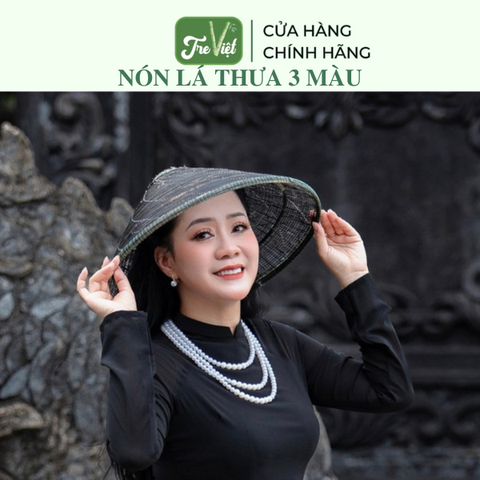 (Tặng Dây Đeo) Nón Khung Lưới Nan Tre , Nón Lá Thưa Chụp ảnh Áo Dài