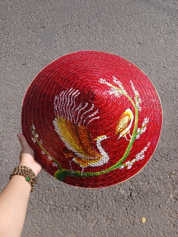 Nón lá cỏ bàng vẽ nhiều mẫu - Nón cỏ chắc chắn (mẫu đẹp)