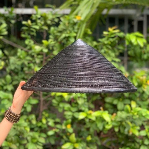 (Tặng Dây Đeo) Nón Khung Lưới Nan Tre , Nón Lá Thưa Chụp ảnh Áo Dài