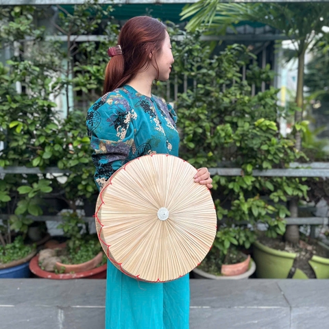 Nón quai thao dùng decor trang trí - Nón biểu diễn văn nghệ - Trang trí cực đẹp