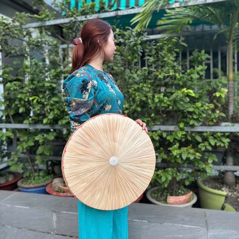 Nón quai thao dùng decor trang trí - Nón biểu diễn văn nghệ - Trang trí cực đẹp