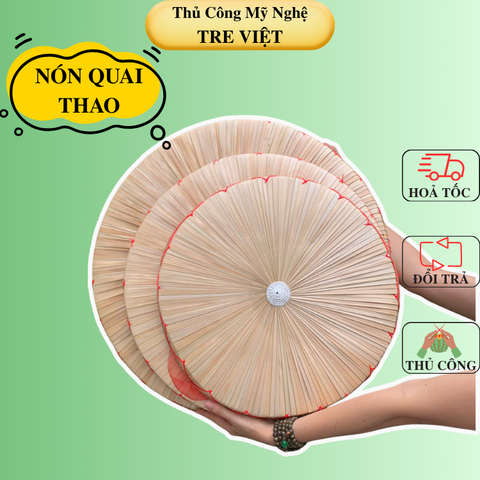 Nón quai thao dùng decor trang trí - Nón biểu diễn văn nghệ - Trang trí cực đẹp