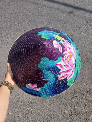 Nón lá cỏ bàng vẽ nhiều mẫu - Nón cỏ chắc chắn (mẫu đẹp)