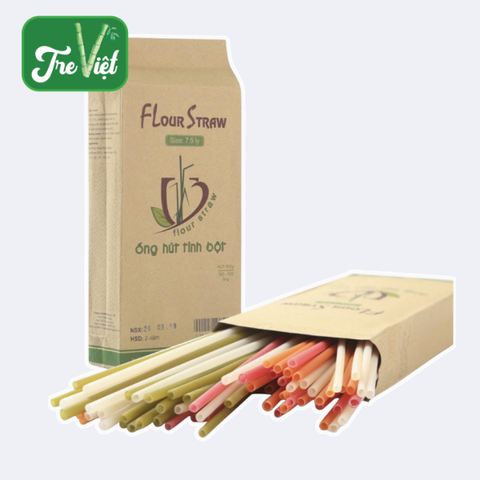Ống hút tinh bột gạo - Flour Straws