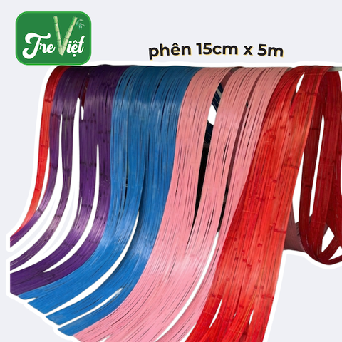 Phên tre dẻo - Dây tre trang trí uốn dẻo tự nhiên, decor tiệc cưới/ TẾT