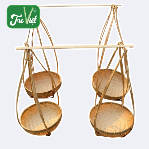 Quang gánh tre trang trí tết, bày hoa quả, phụ kiện chụp ảnh decor nhiều kích thước