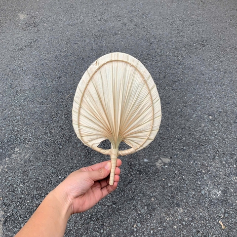 Quạt Lá Cọ - Quạt Cầm Tay Đan Thủ Công Decor / Treo tường