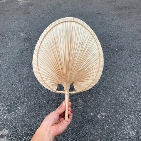 Quạt Lá Cọ - Quạt Cầm Tay Đan Thủ Công Decor / Treo tường