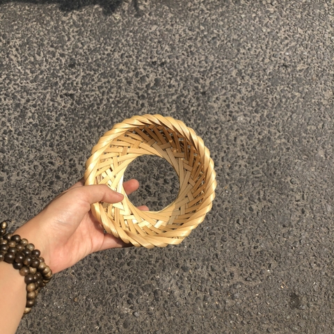 Rế Tre Đưng Nồi Đất - Rế Cơm Niêu Lót Nồi - Trang Trí Decor Treo Tường