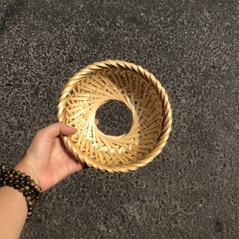 Rế Tre Đưng Nồi Đất - Rế Cơm Niêu Lót Nồi - Trang Trí Decor Treo Tường