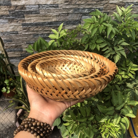 Rế Tre Đưng Nồi Đất - Rế Cơm Niêu Lót Nồi - Trang Trí Decor Treo Tường