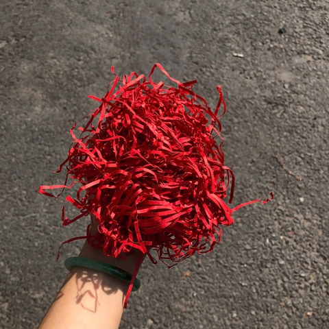 [50g] Giấy rơm giấy vụn lót hộp quà mềm mỏng nhẹ