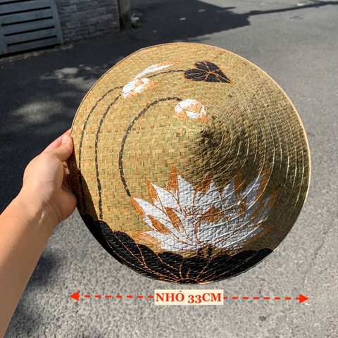 Nón lá cỏ bàng vẽ nhiều mẫu - Nón cỏ chắc chắn (mẫu đẹp)