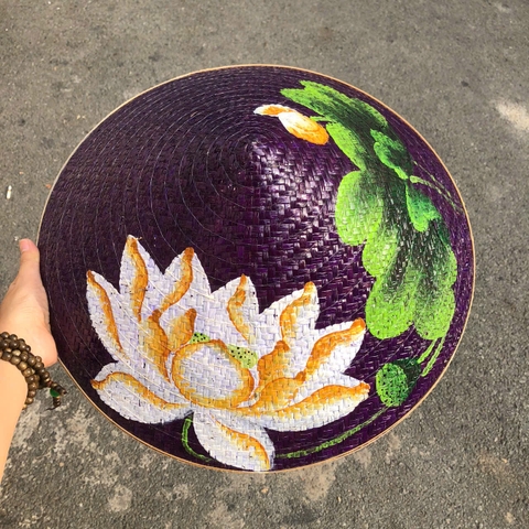 Nón lá cỏ bàng vẽ nhiều mẫu - Nón cỏ chắc chắn (mẫu đẹp)