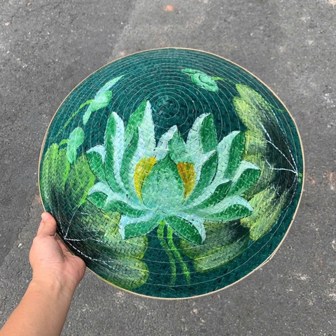 Nón lá cỏ bàng vẽ nhiều mẫu - Nón cỏ chắc chắn (mẫu đẹp)