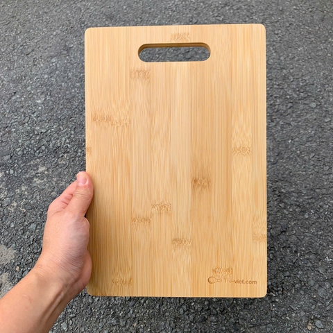 Thớt Tre Tròn Đẹp - Thớt Tre hình chữ nhật